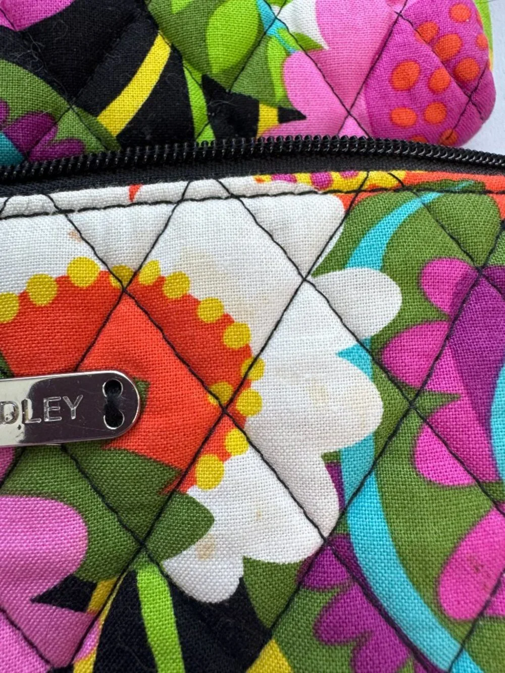 Vera Bradley Va Va Bloom Set of 3 Zip Pouches Cosmetic Bags